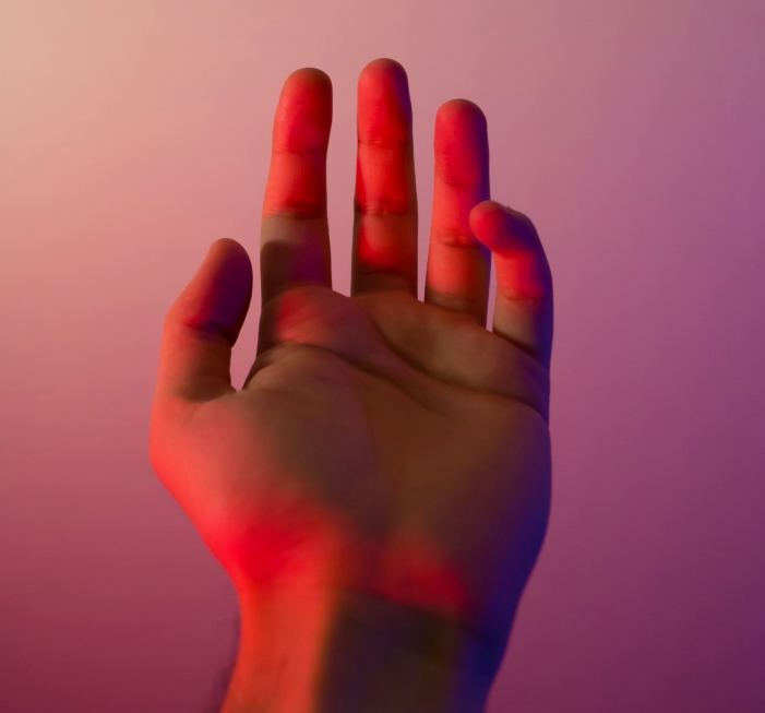 Hand holding Mission